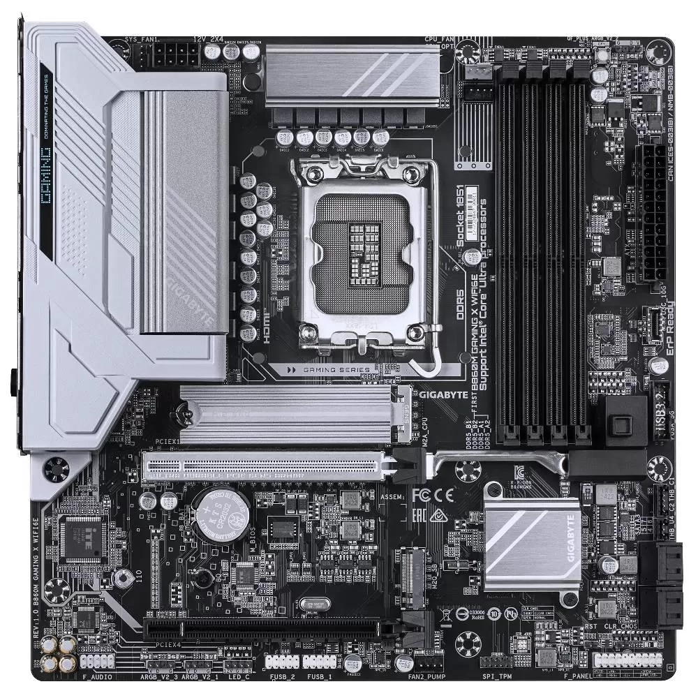 GIGABYTE B860M-GAMING-X-WIFI6E 4x DDR5 DP/HDMI/TYPE-C 2x M.2 USB3.2 1851P ANAKART