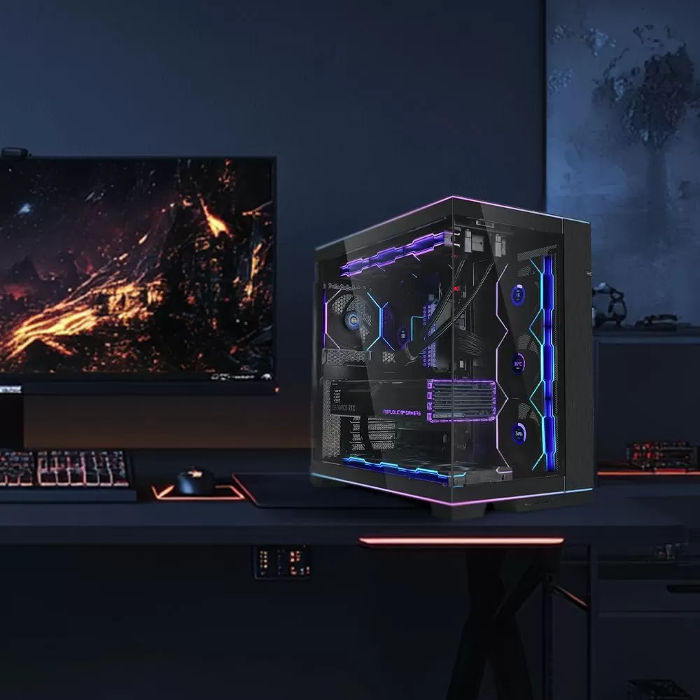 LIAN LI O11 DYNAMIC EVO RGB MID-TOWER SİYAH E-ATX KASA G99.O11DERGBX.00