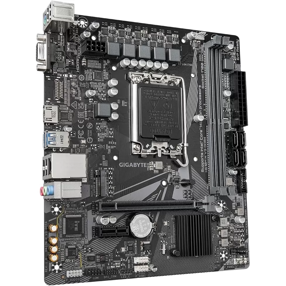 GIGABYTE H610M-H-V3 2xDDR4 VGA/HDMI 1xM.2 1xGLAN 1700P ANAKART