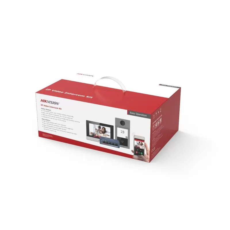 HIKVISION DS-KIS604-S(C) VİLLA TİP IP VIDEO INTERCOM KIT