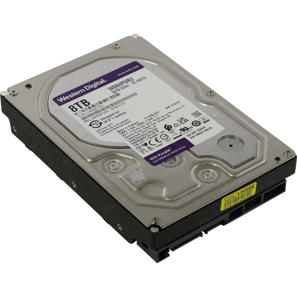 WD PURPLE 8TB 5640RPM 128MB SATA3 WD84PURZ 7/24 HDD RESMİ DİSTİ GARANTİLİ