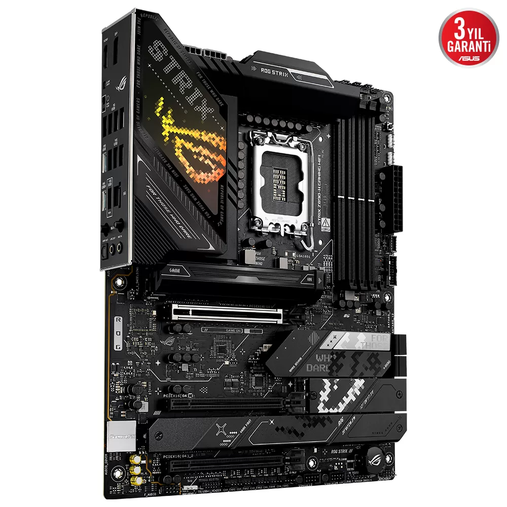 ASUS ROG STRIX Z890-H GAMING WIFI 4x DDR5 DP/HDMI 4x M.2 1x 2.5GLAN/WIFI7/BT USB4 1851P ANAKART