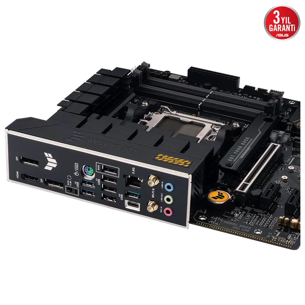 ASUS TUF GAMING B650M-E WIFI 4xDDR5 HDMI DP 2xM.2 AM5 ANAKART
