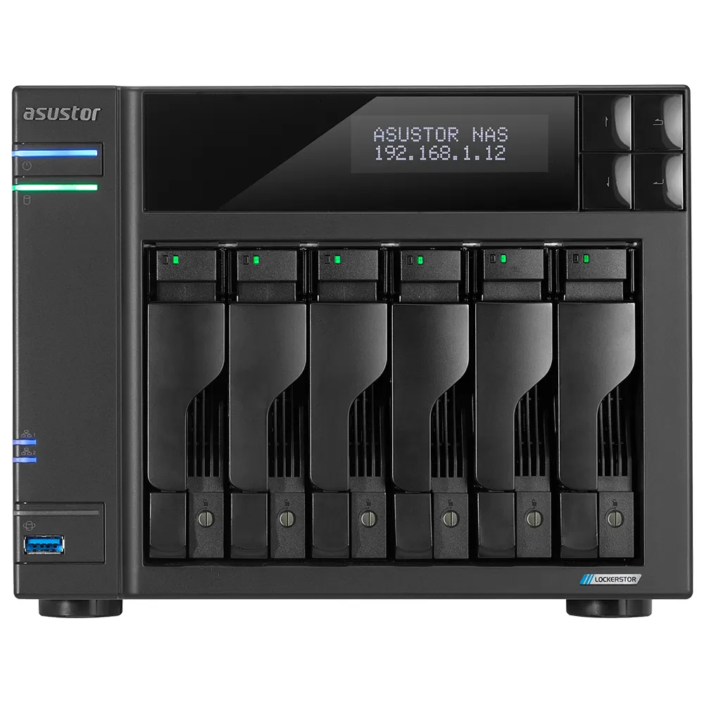 ASUSTOR AS6706T 8GB 6 BAY 1xGLAN DEPOLAMA ÜNİTESİ
