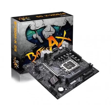 COLORFUL BATTLE-AX B760M-K D5 V20 2xDDR5 VGA/HDMI 2xM.2 1xGLAN 1700P ANAKART