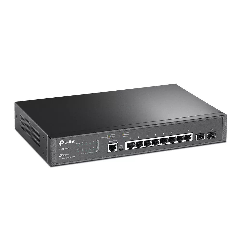 TP-LINK OMADA TL-SG3210 8 PORT 10/100/1000 2xSFP YONETILEBILIR RACK MOUNT SWITCH