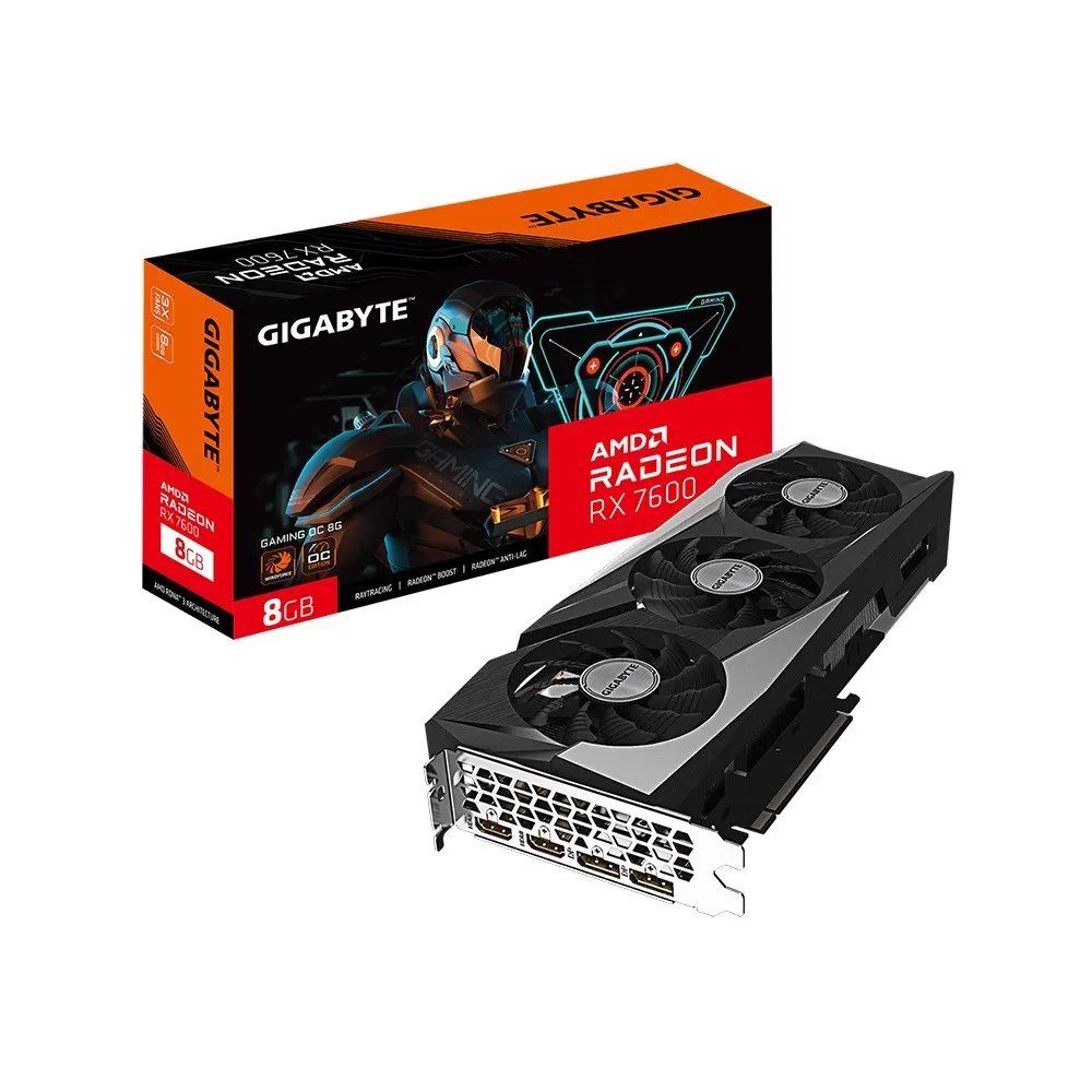 GIGABYTE GV-R76GAMING OC-8GD RX7600 8GB GDDR6 128Bit 2xHDMI/2xDP