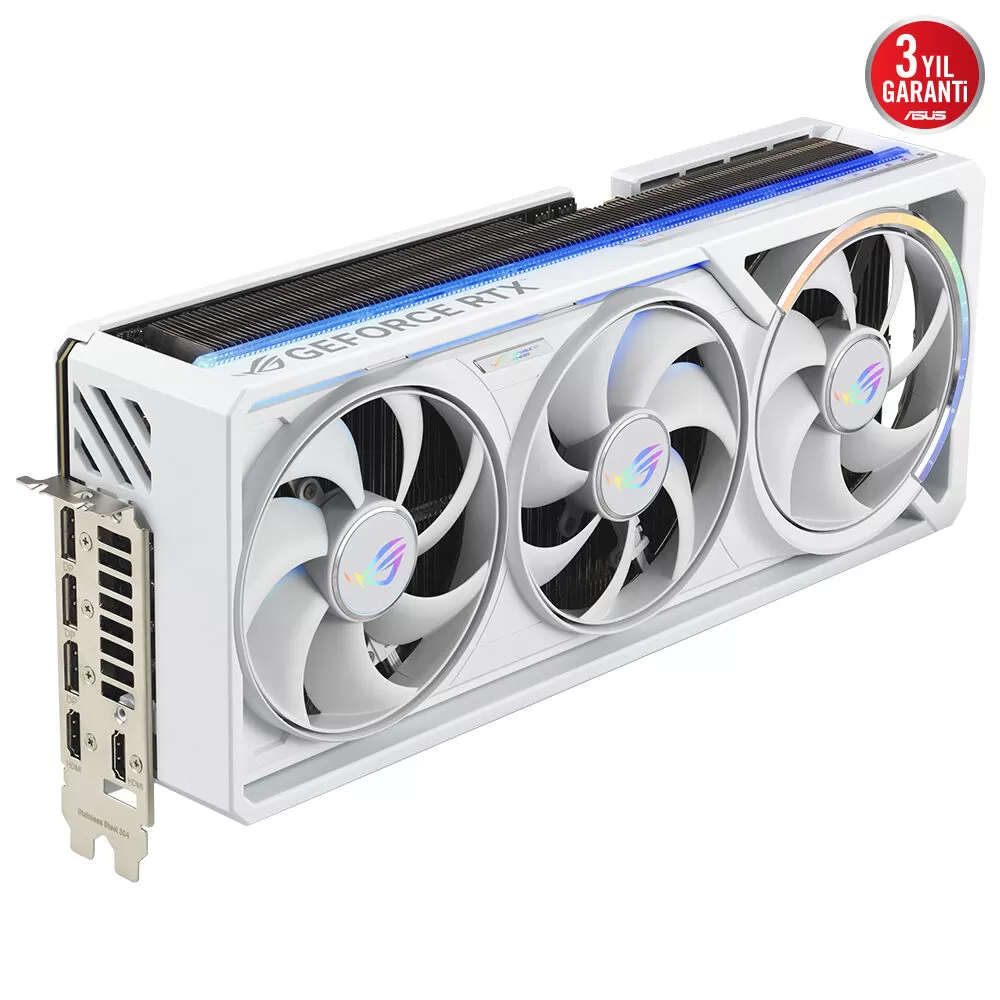 ASUS ROG-ASTRAL-RTX5080-O16G-WHITE RTX5080 16GB GDDR7 256bit 2xHDMI 3xDP RGB DLSS4 EKRAN KARTI