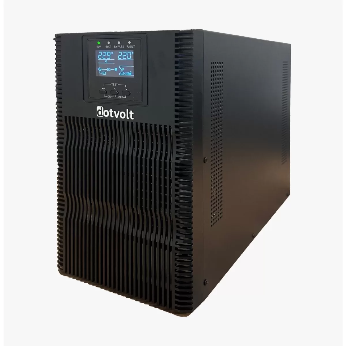 DOTVOLT MN PLUS 6KVA (DAHİLİ MANUEL BY-PASS) 16x12V/9AH 1F/1F ONLİNE UPS