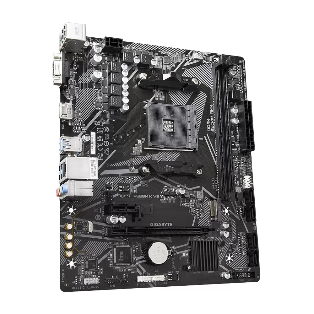 GIGABYTE A520M-K-V2 2xDDR4 VGA+HDMI 1xM2 AM4 ANAKART