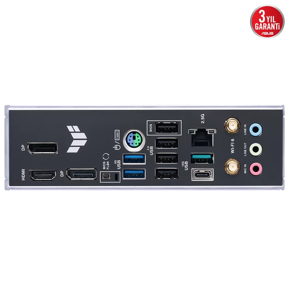 ASUS TUF GAMING B650M-E WIFI 4xDDR5 HDMI DP 2xM.2 AM5 ANAKART