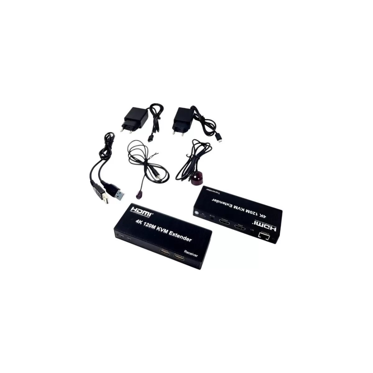 NOVACOM NVC-KVM4K120M CAT6 120MT (2Lİ) HDMI-USB-IR EXTENDER