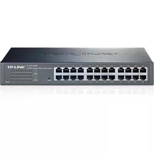 TP-LINK TL-SG1024DE 24 PORT 10/100/1000 YONETILEMEZ RACK MOUNT SWITCH