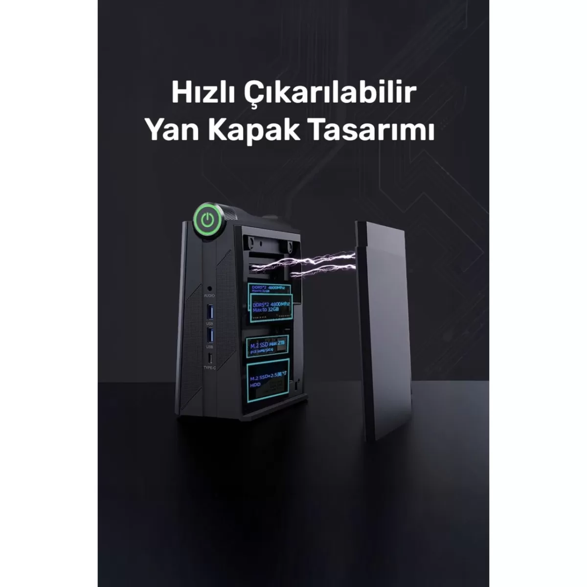 RAXIUS MP AM08 Pro R9 680M-69HX005 R9 6900HX 16GB 512GB SSD FREEDOS MINI PC