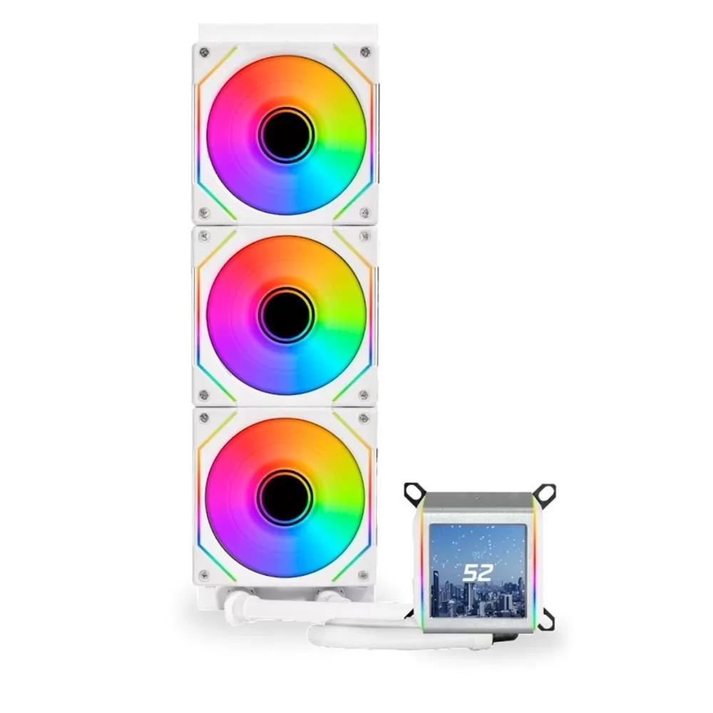 LIAN LI GALAHAD II LCD SL-INFINITY 360MM LGA1700/AM5 SOKET BEYAZ İŞLEMCİ SIVI SOĞUTUCU G89.GA2ALCD36INW.00