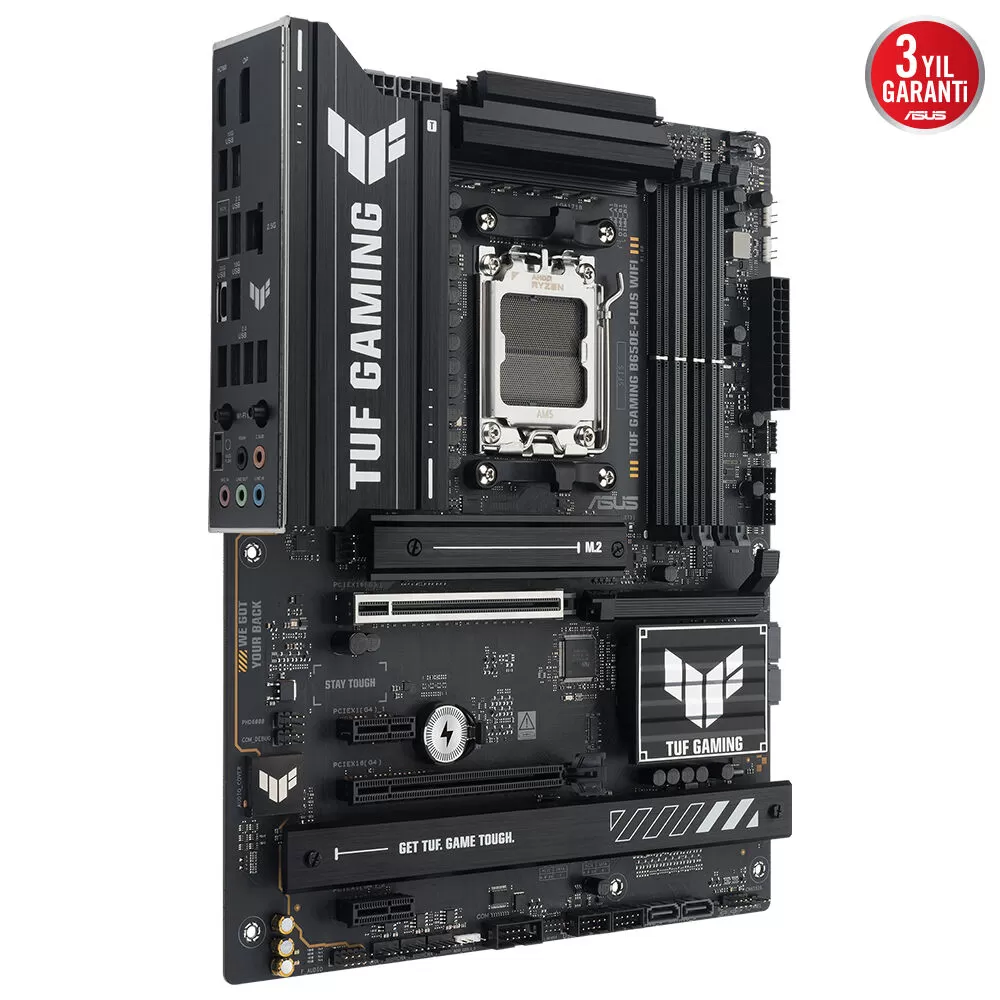 ASUS TUF GAMING B650E-PLUS WIFI 4xDDR5 HDMI+DP 3xM2 AM5 ANAKART