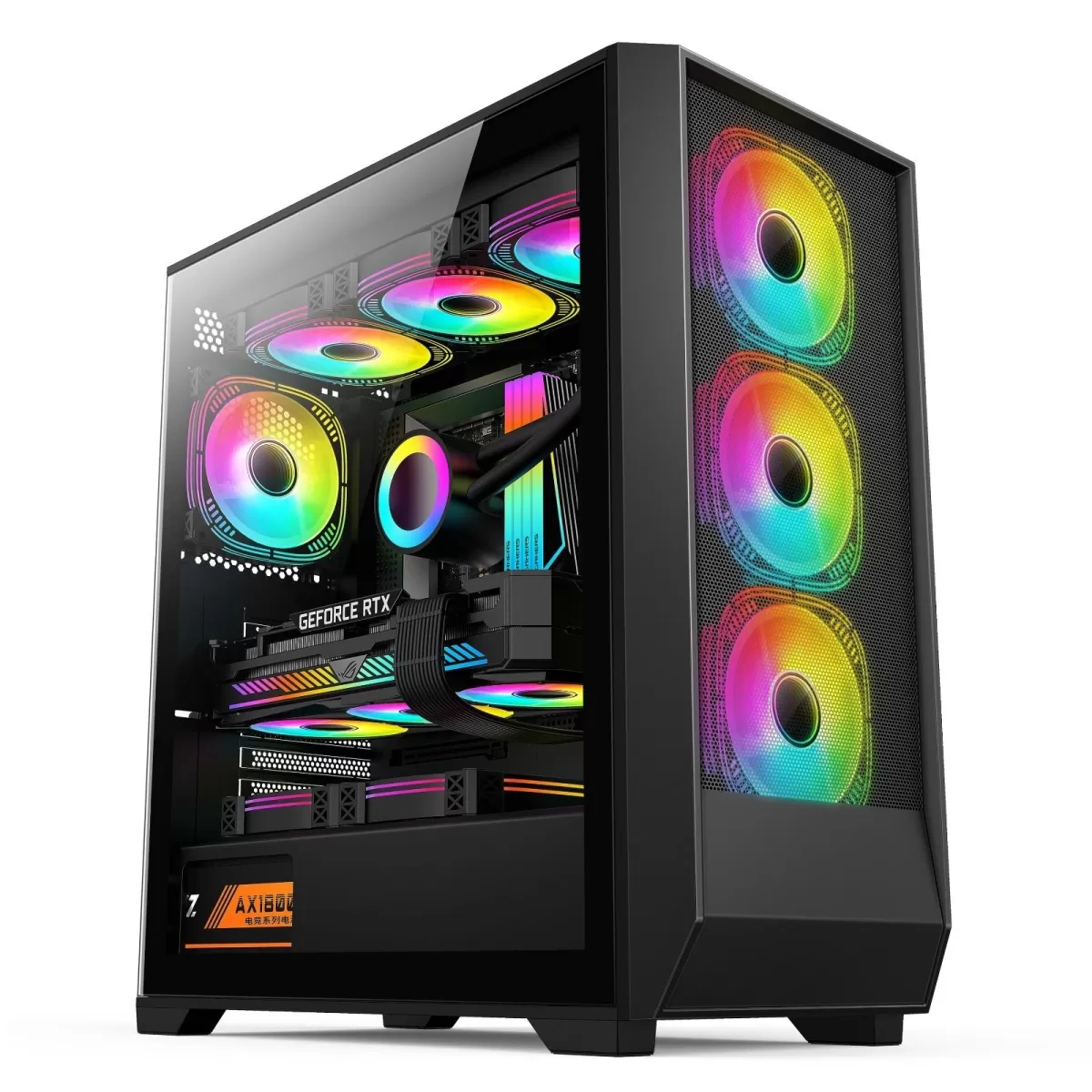 IROMX ORENDA BTX-75G3 750W 4x12CM ARGB FAN ATX 2xUSB2.0/1xUSB3.0 360MM SOĞUTUCU DESTEKLİ SİYAH KASA