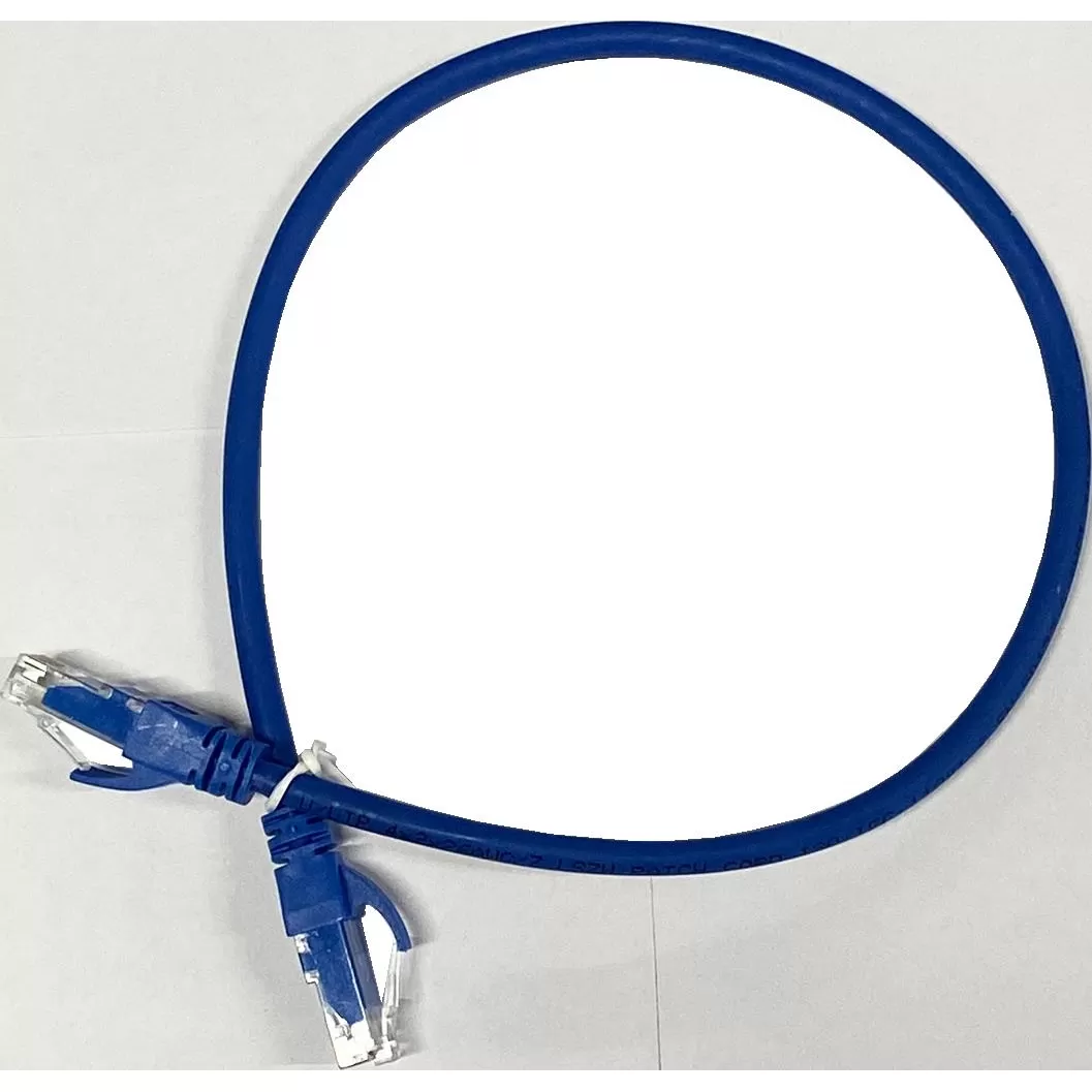 AGER AC-602-0025/B 25CM UTP CAT6 PATCH KABLO MAVİ Cu, LSZH AWG 26/7