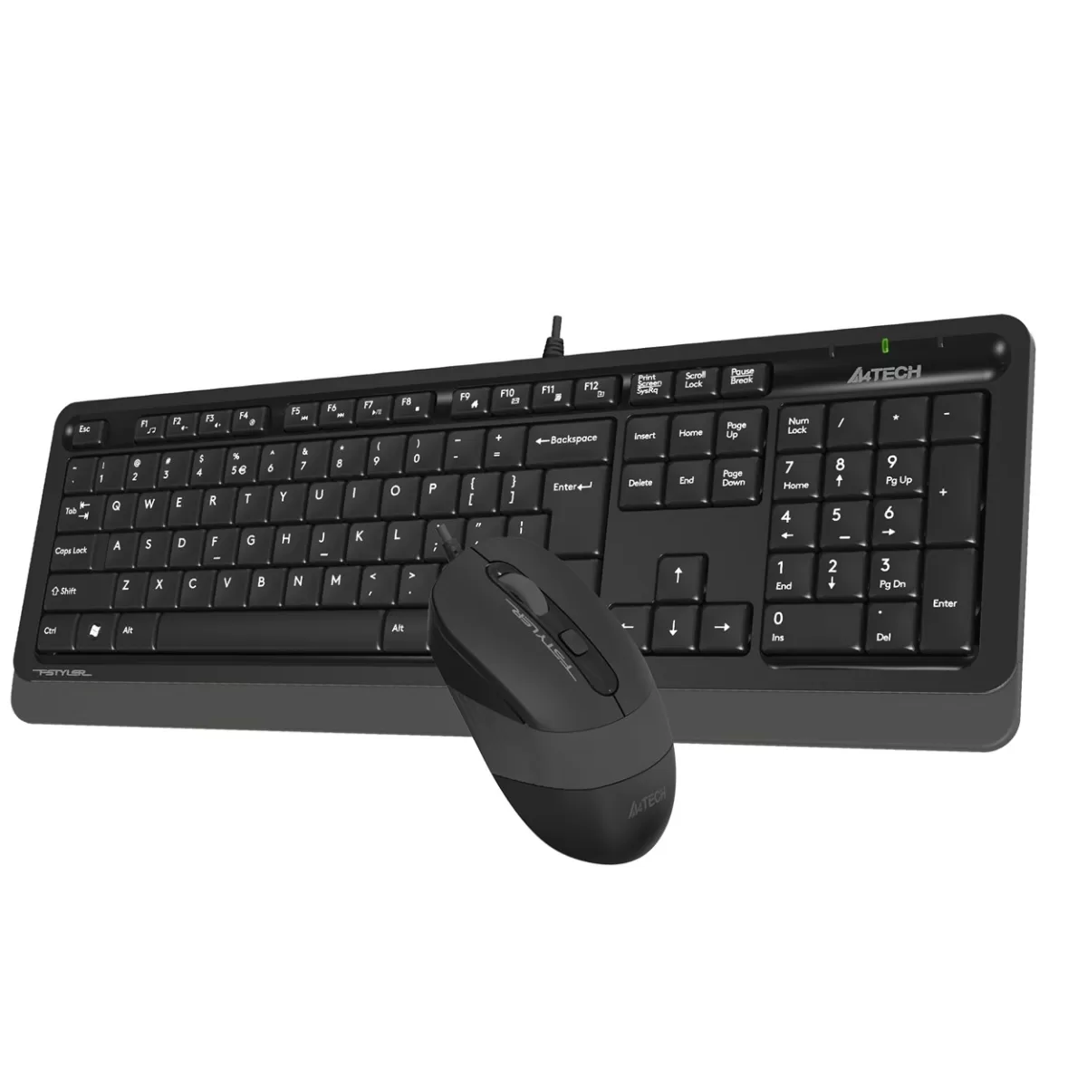 A4 TECH F1010 KABLOLU USB STANDART GRİ Q KLAVYE MOUSE