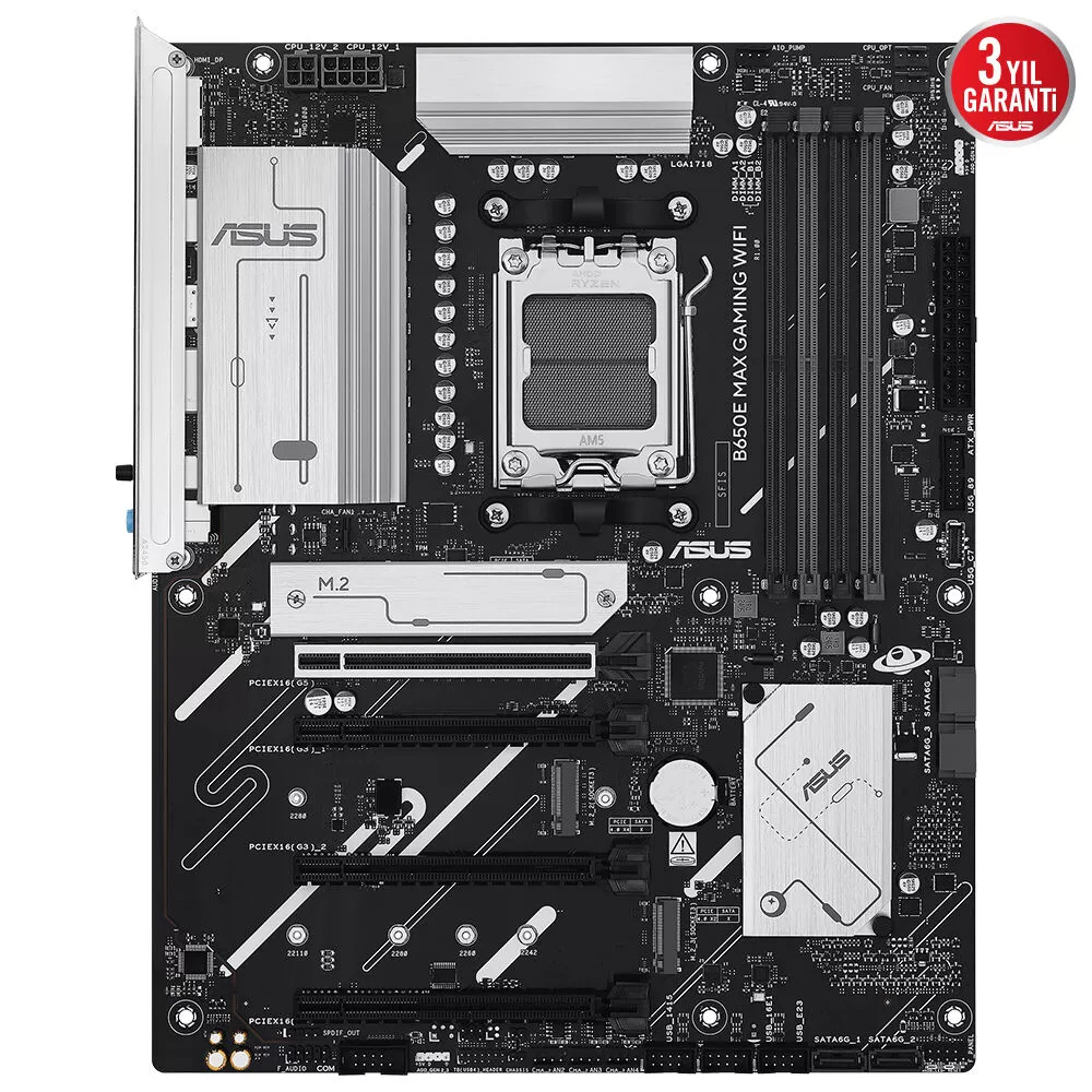 ASUS PRIME B850-PLUS WIFI 4xDDR5 DP/HDMI 3xM.2 AM5 ANAKART