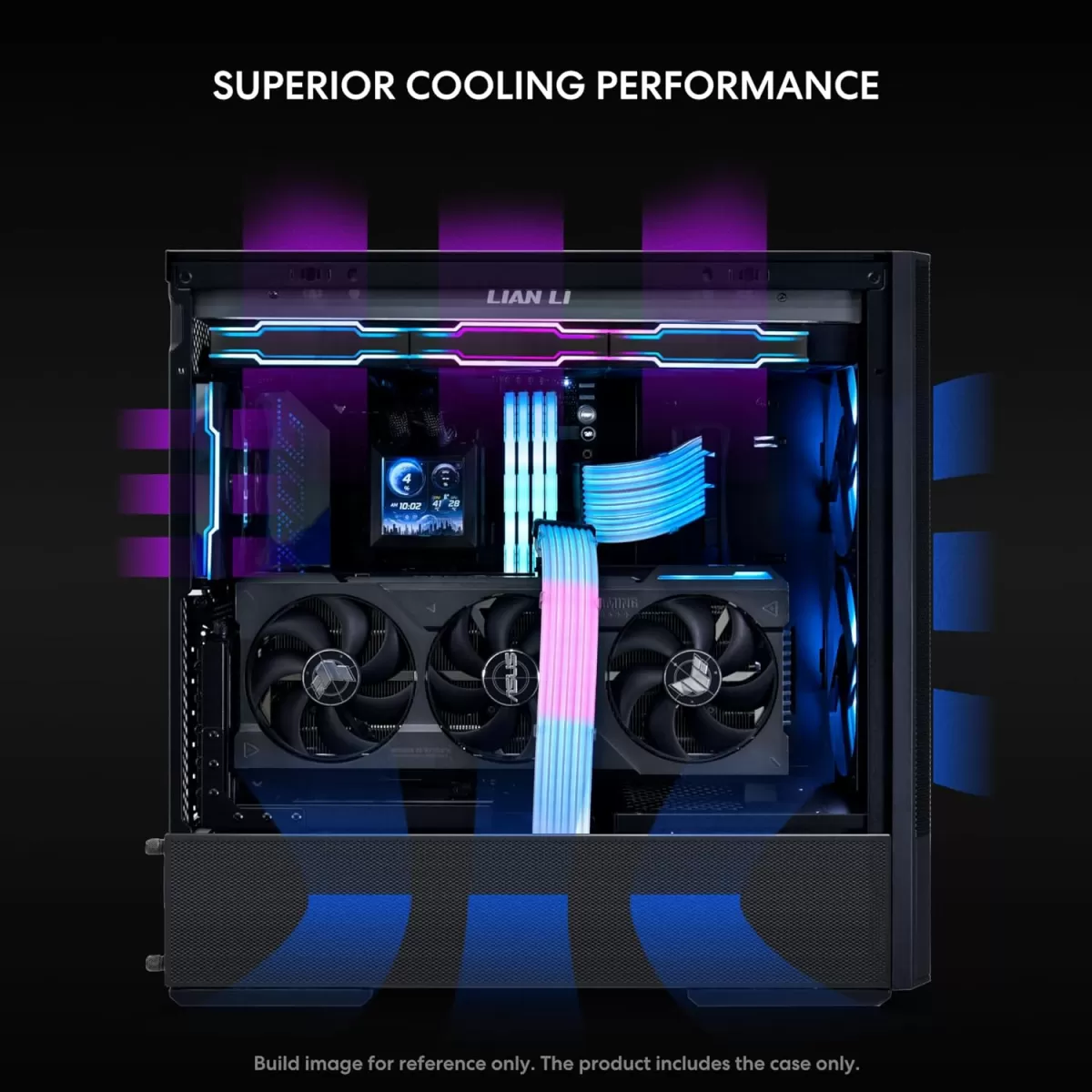 LIAN LI LANCOOL 207 4x FAN MID-TOWER SİYAH ATX KASA G99.LAN207RX.00