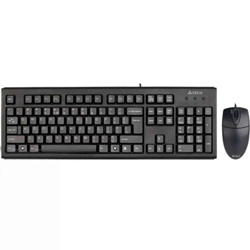 A4 TECH KM-72620D TÜRKÇE USB MULTİMEDYA SİYAH Q KLAVYE MOUSE