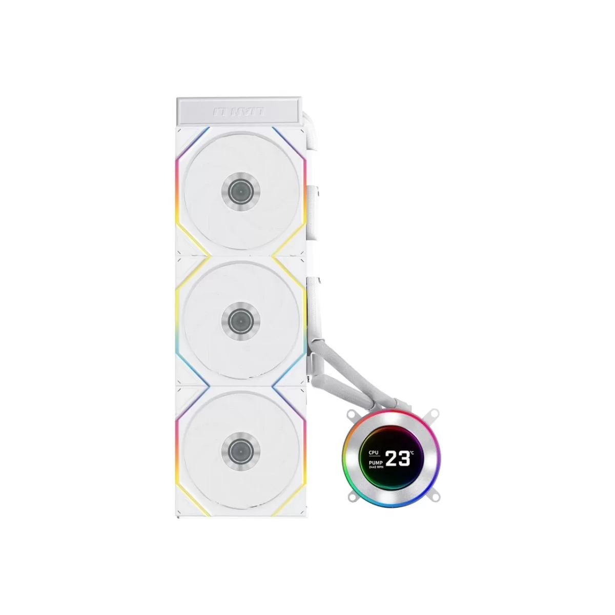 LIAN LI HYDRO-SHIFT II LCD-C 360TL 360MM LGA1700/1851/AM4/AM5 SOKET BEYAZ İŞLEMCİ SIVI SOĞUTUCU G89.GHS2LCD36TW.00