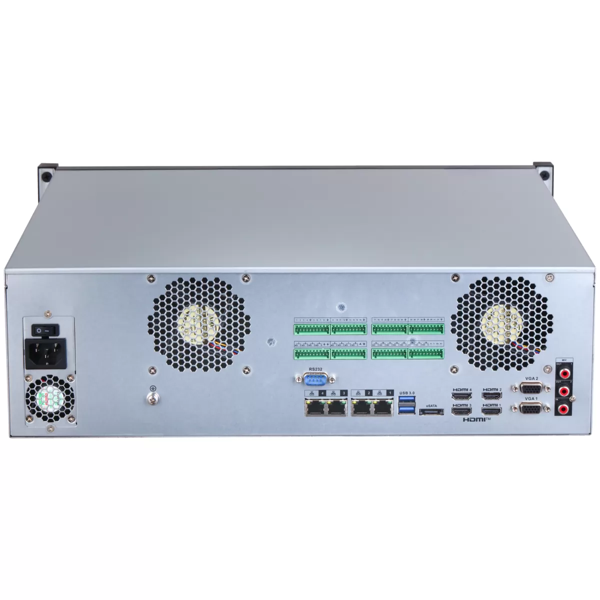 DAHUA NVR616H-128-XI 128 KANAL 16HDD H265+ NVR KAYIT CİHAZI