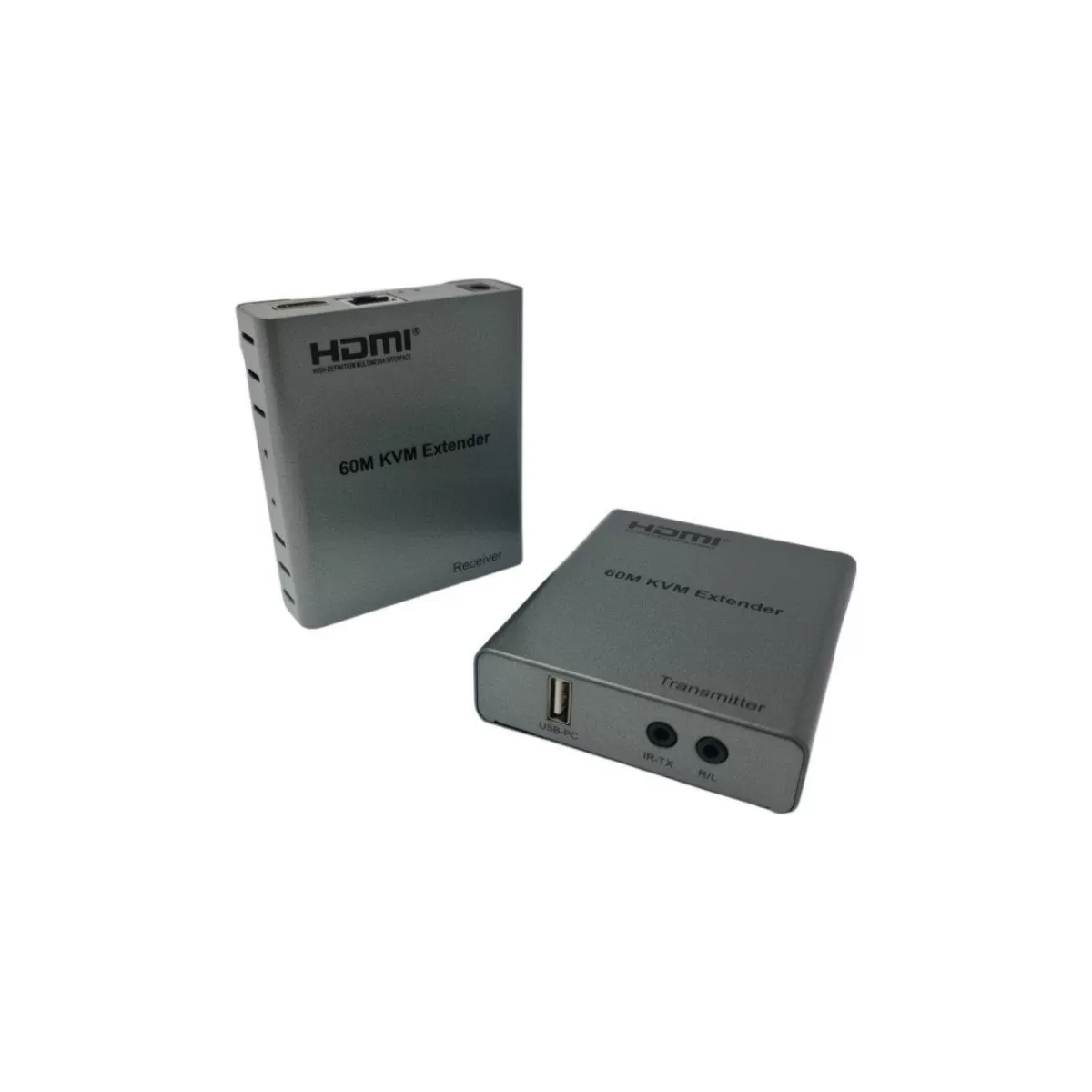 HERZ NVC-KVM4K60M CAT6 60MT (2Lİ) HDMI-USB-IR EXTENDER