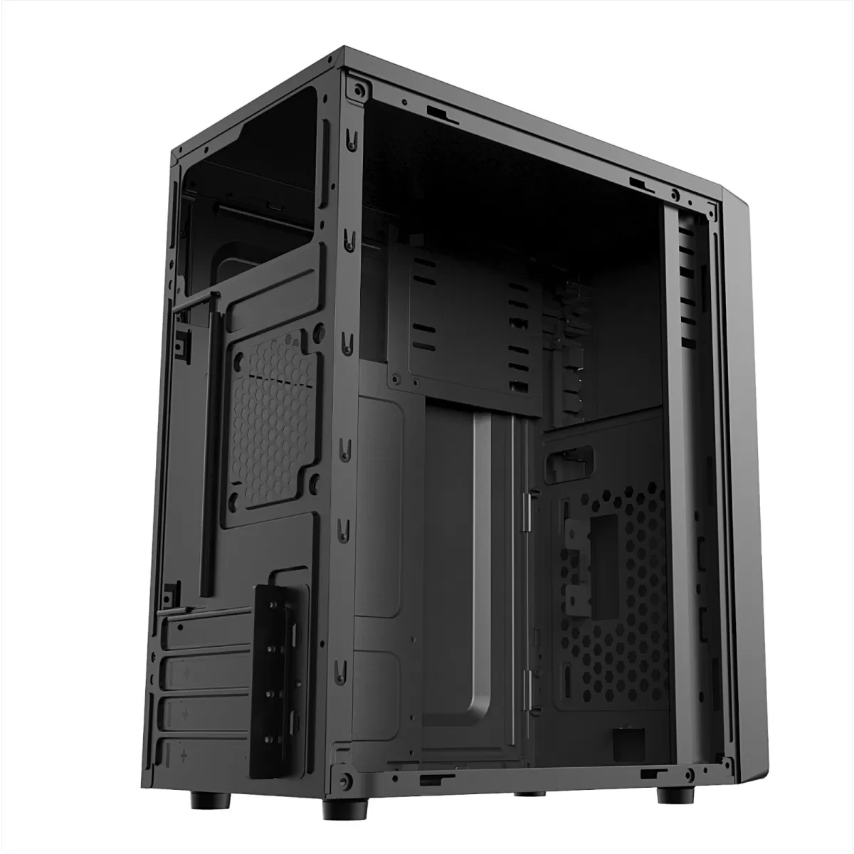 REVENGE RAZOR PSU YOK MINI TOWER 2xUSB2.0 SİYAH KASA