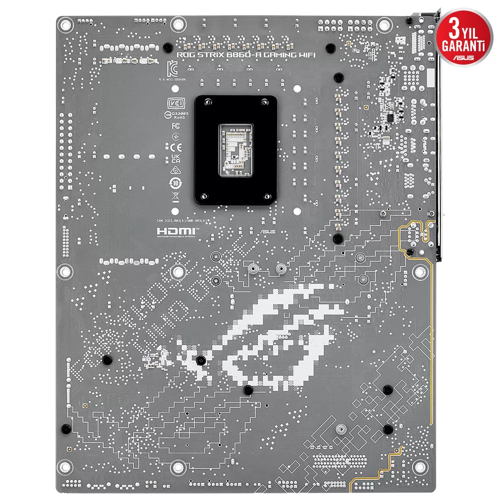 ASUS ROG STRIX B860-A GAMING WIFI 4x DDR5 DP/HDMI 4x M.2 1x 2.5GLAN/WIFI7/BT USB3.2 1851P ANAKART