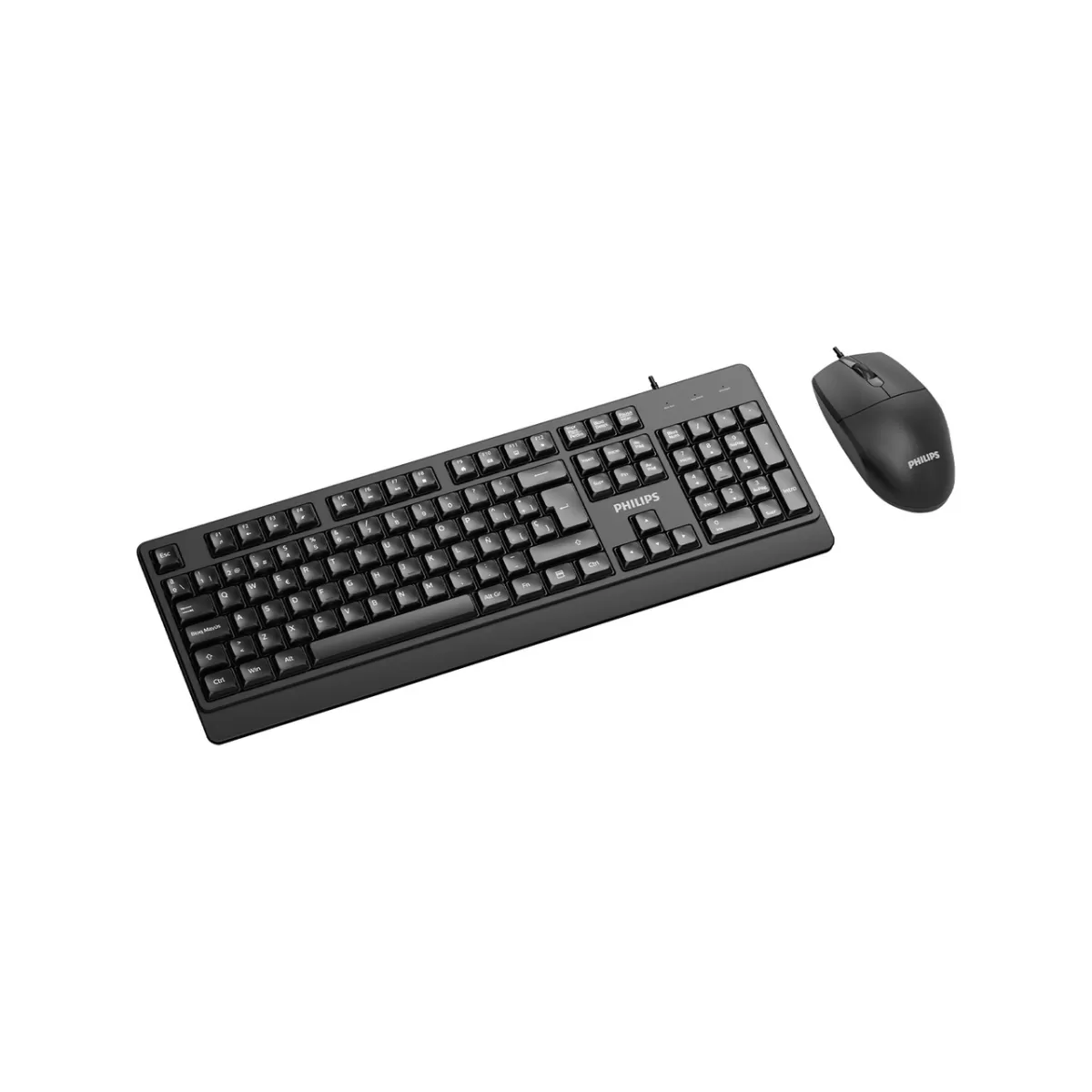 PHILIPS SPT6247B KABLOLU USB STANDART SİYAH Q KLAVYE+MOUSE