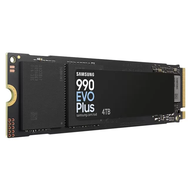 SAMSUNG 990 EVO PLUS 4 TB 7250/6300MB/s PCIe 4.0 NVME SSD MZ-V9S4T0BW